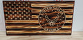 Wooden Air Force Flag Sign USA