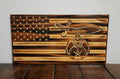 Wooden Shriner Flag Sign USA