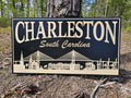 Wooden Charleston South Carolina SC Sign USA
